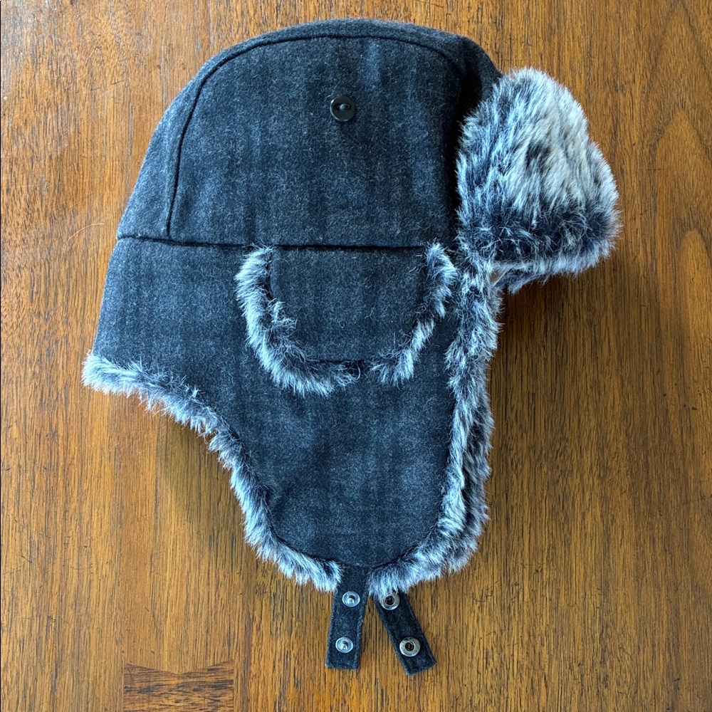 Dockers Trapper hat (L/XL) black/gray